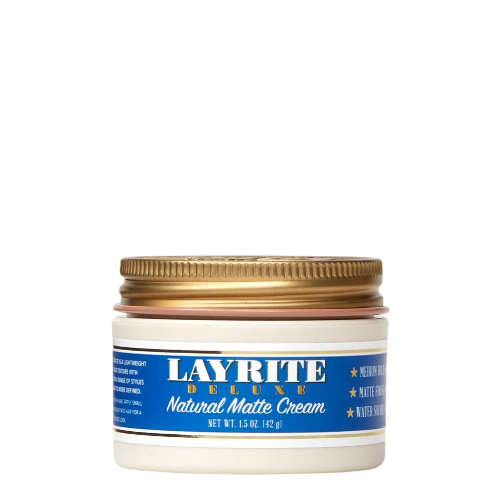 Layrite Deluxe - Crème "Natural Matte Cream" - Tenue moyenne, fini mat