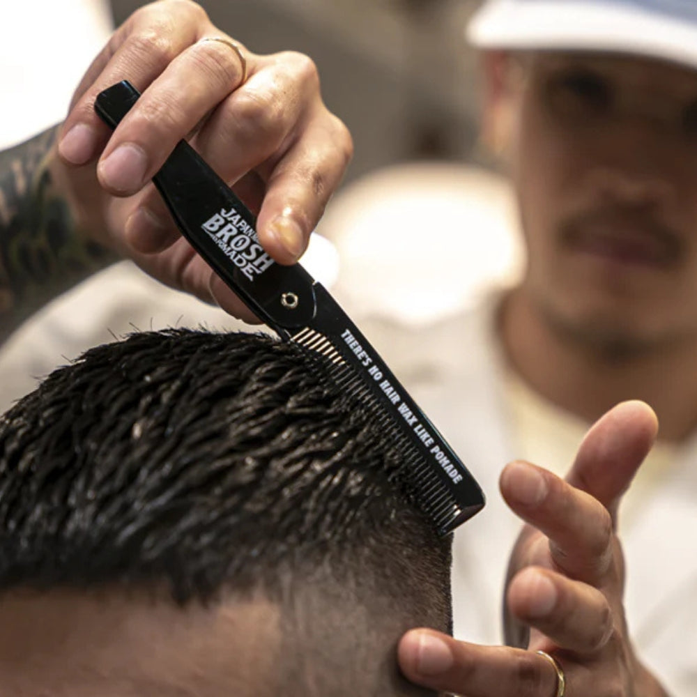 x Kent - Peigne de poche pliable "20TBL Folding Pocket Comb" (170mm/6.69" x 20mm/.78")