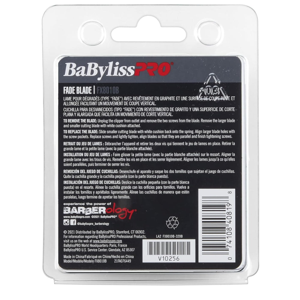 Lame de rechange pour tondeuse FX870, Lame pour dégradé FX8010B Graphite - Noir