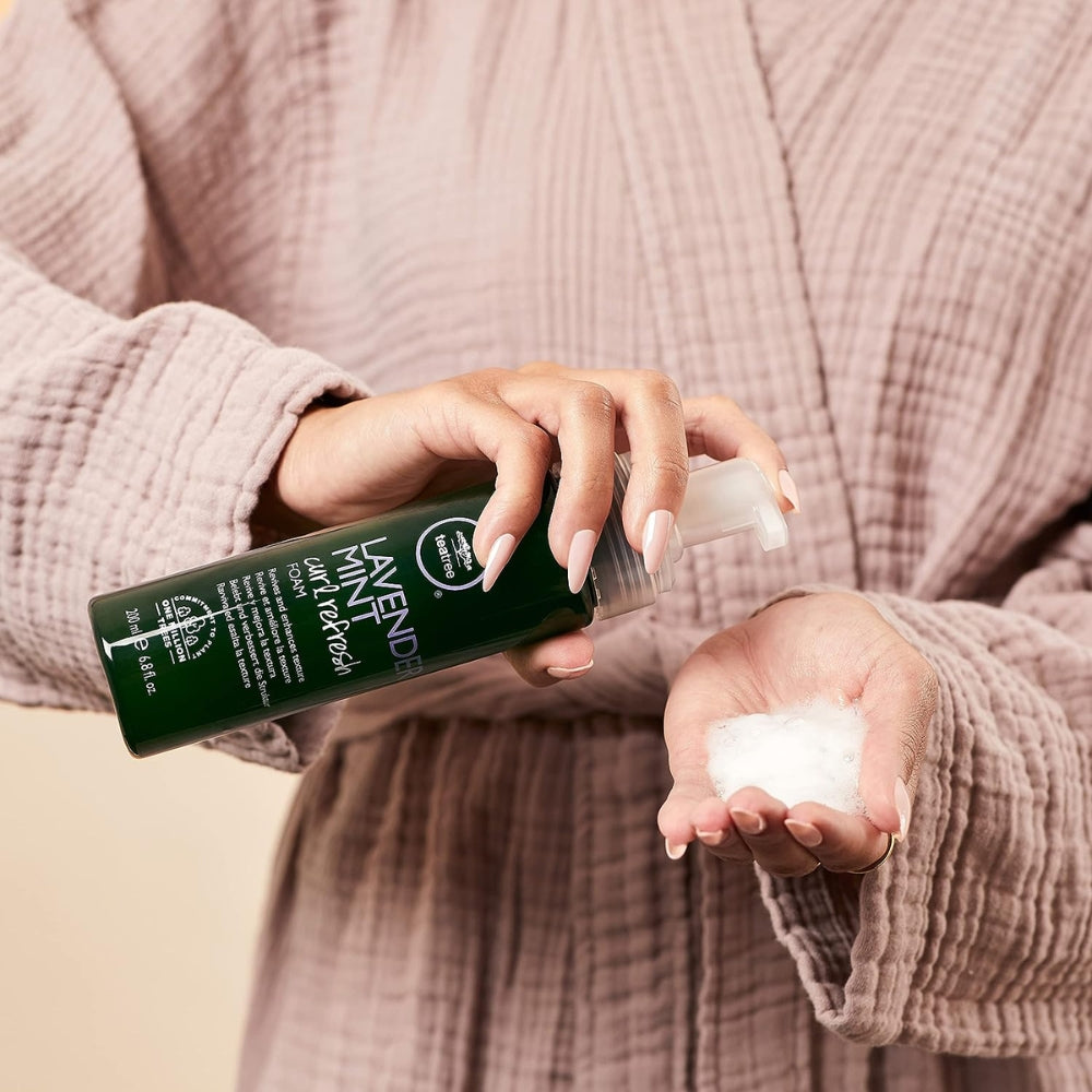 Lavender Mint Curl Refreshing Foam - Revives and enhances texture (200ml/6.8oz)