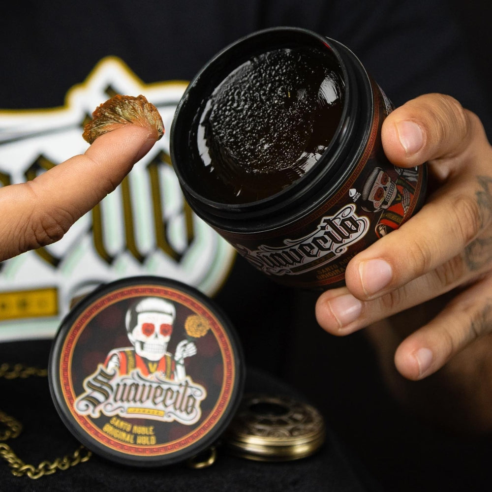 Suavecito - Pommade "Original Hold" Édition "Santo Roble" - Tenue et brillance moyenne (113ml/4.0oz)