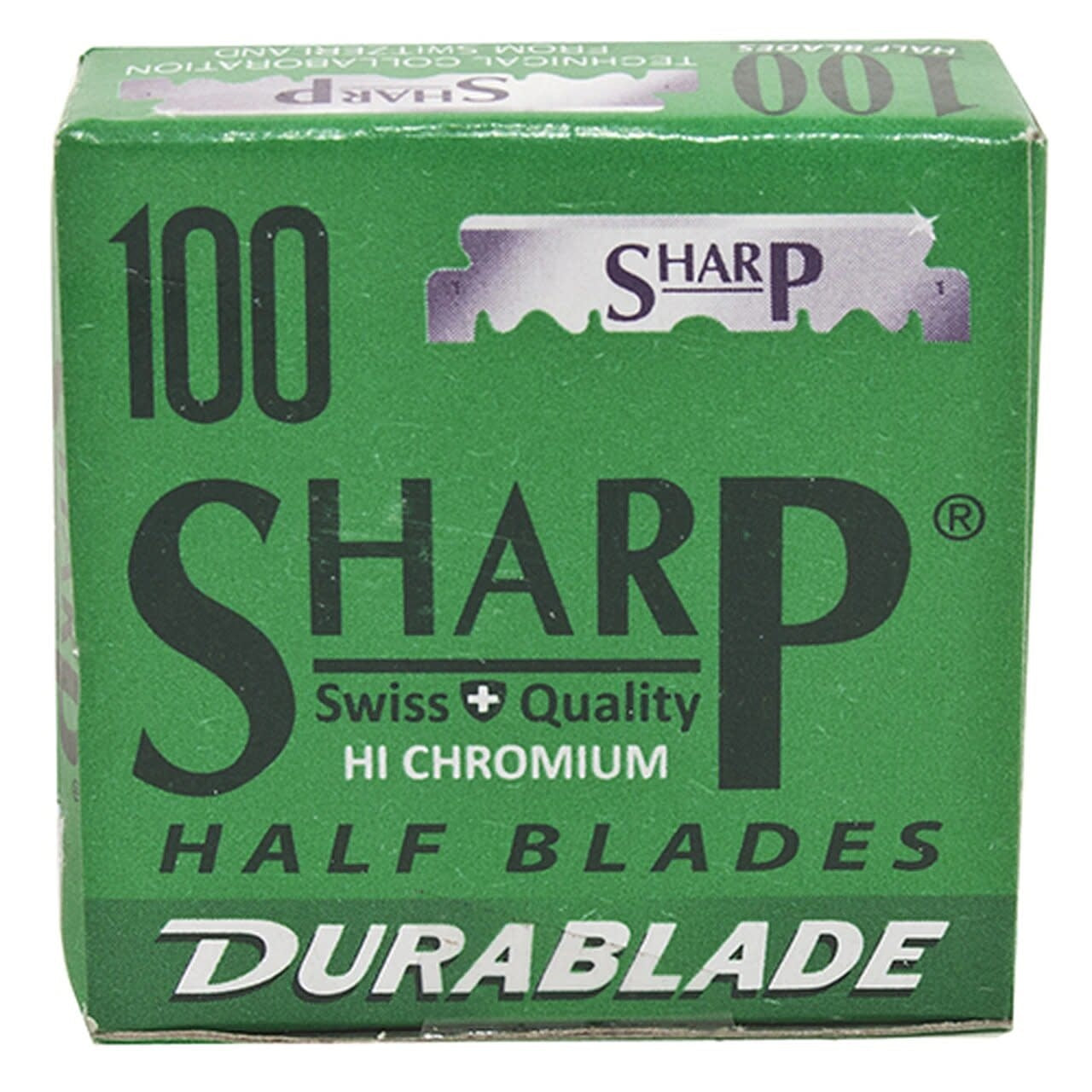 Hi Chromium Half Blades for Barber Razor (100 Blades)