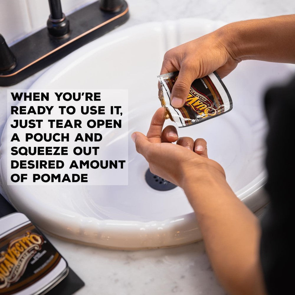 Pommade sachet de voyage "Original Hold" - Tenue et brillance moyenne (8x 14g/0.5oz)