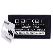 Lames de rasoir à double tranchant "Premium Platinum" (Paquet de 5)