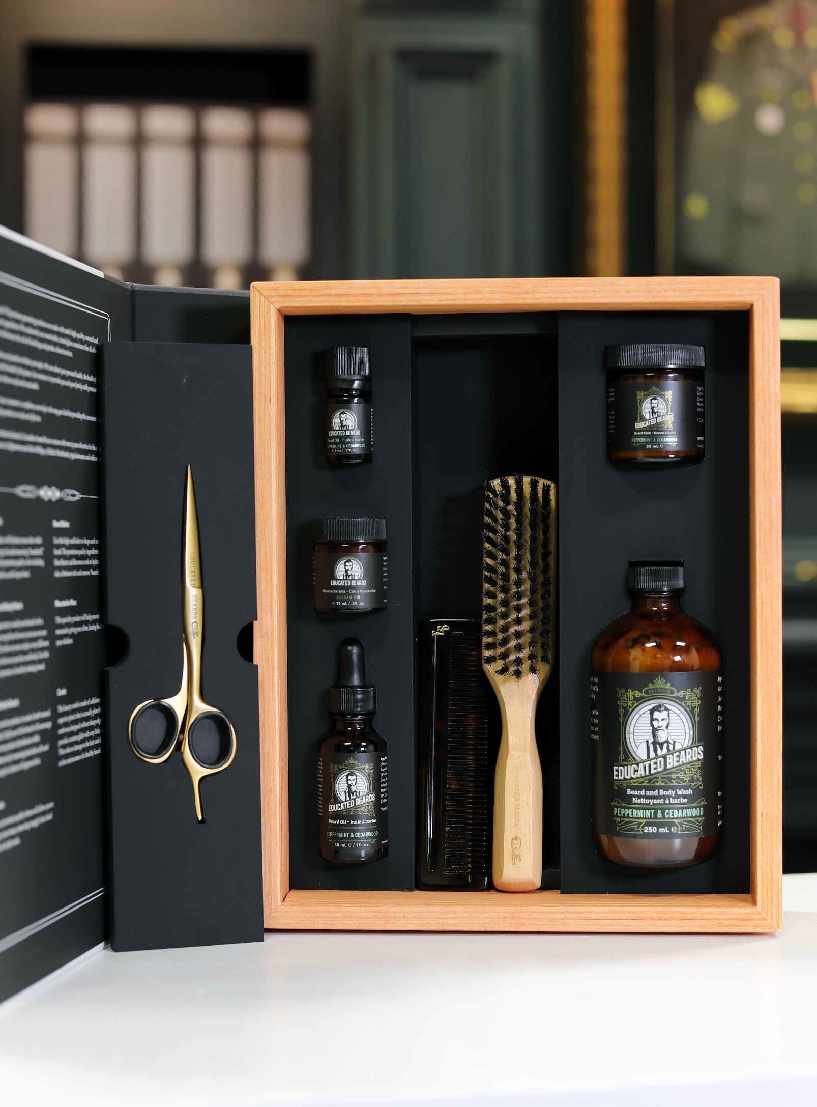 A Book of Beard Peppermint & Cedarwood Set