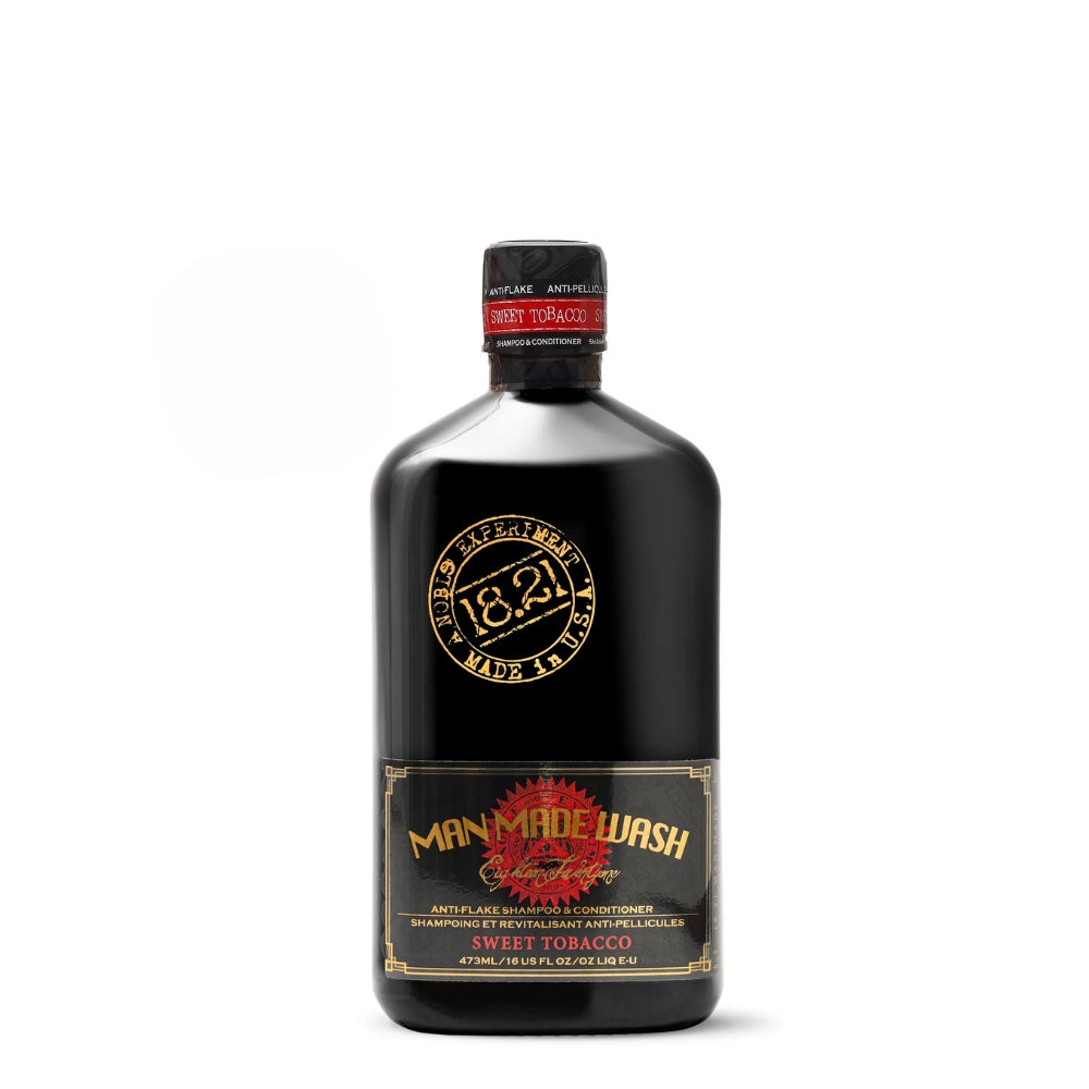18.21 Man Made - Shampoing et revitalisant antipelliculaire "Sweet Tobacco"