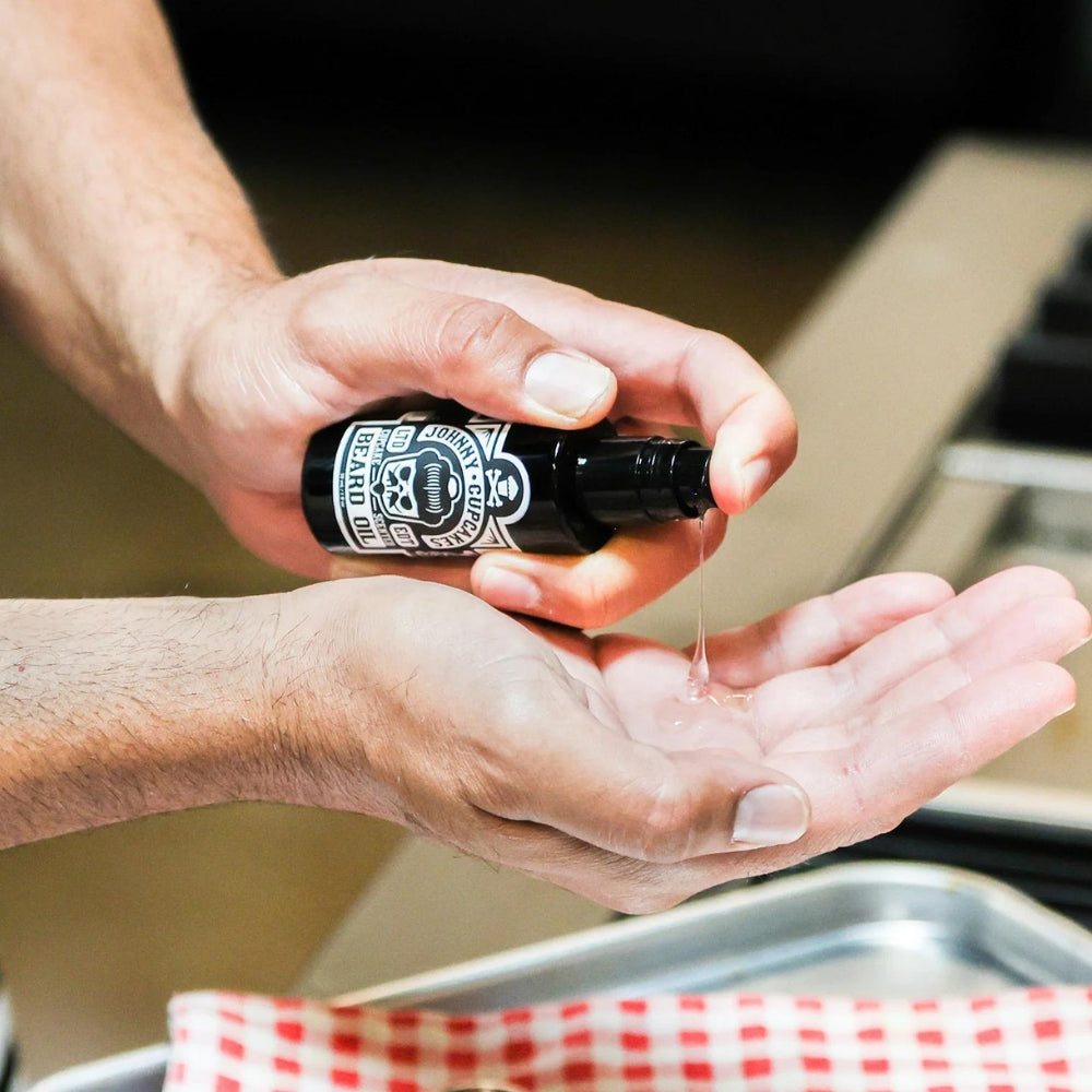 Suavecito X Johnny Cupcakes - Huile à barbe "Premium Blends Beard Oil" Édition "Vanilla Cupcake Scent" (30ml/1.0oz)