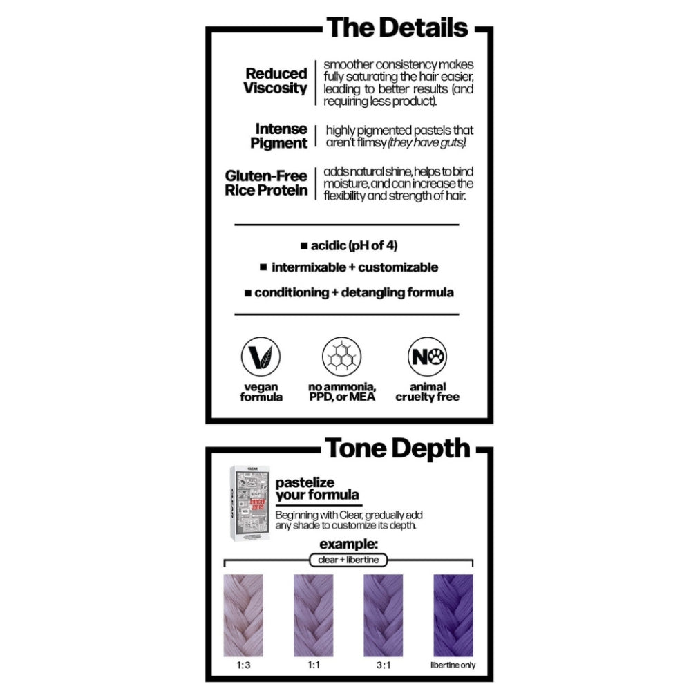 Coloration semi-permanente "Masquerade" (118ml/4.0oz) - Pourpre