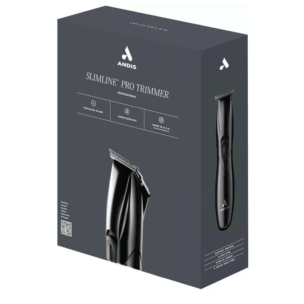 Tondeuse de finition avec ou sans fil avec pile Lithium-ion "SlimLine Pro Li Trimmer" #33785 - Noir