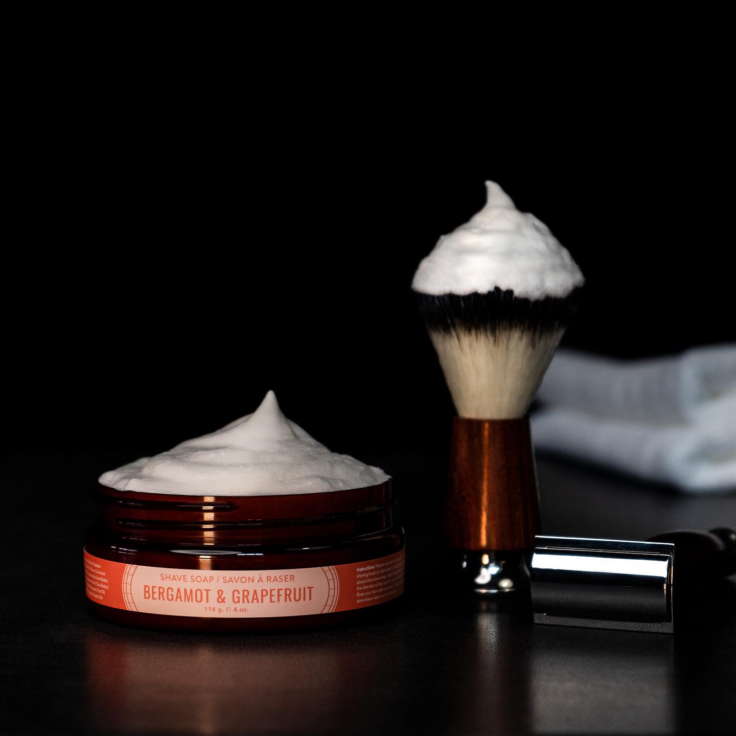 Ensemble de rasage "Bergamot & Grapefruit Shave Kit" - 5 Pièces