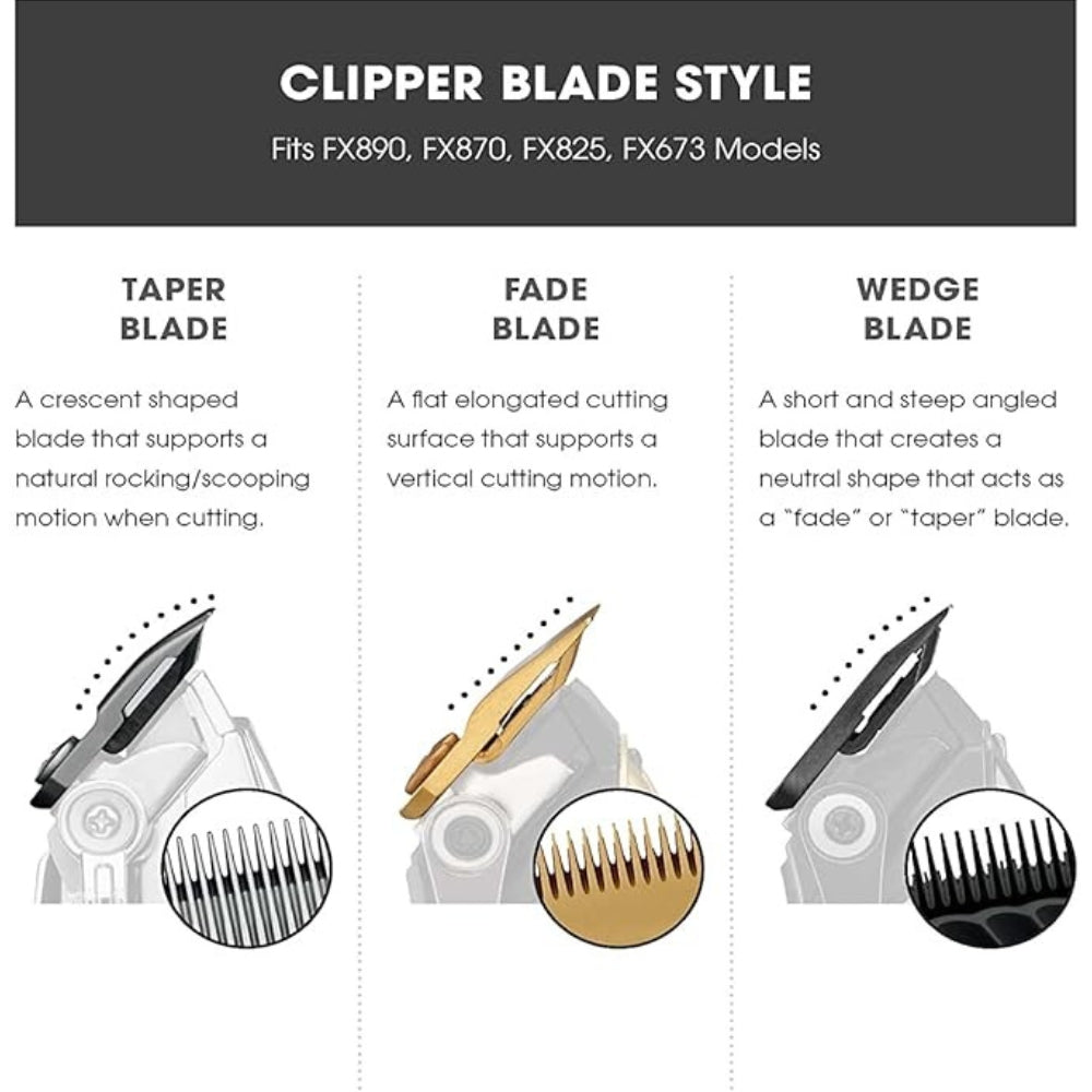 Replacement Blade FX8010C Titanium Fade Blade - Chameleon