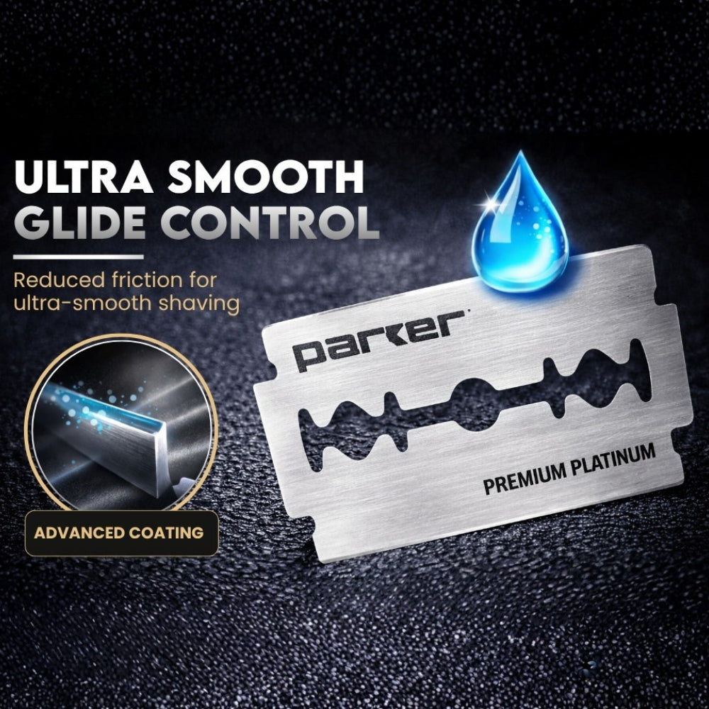 Premium Platinum Double Edge Razor Blades (Pack of 5)