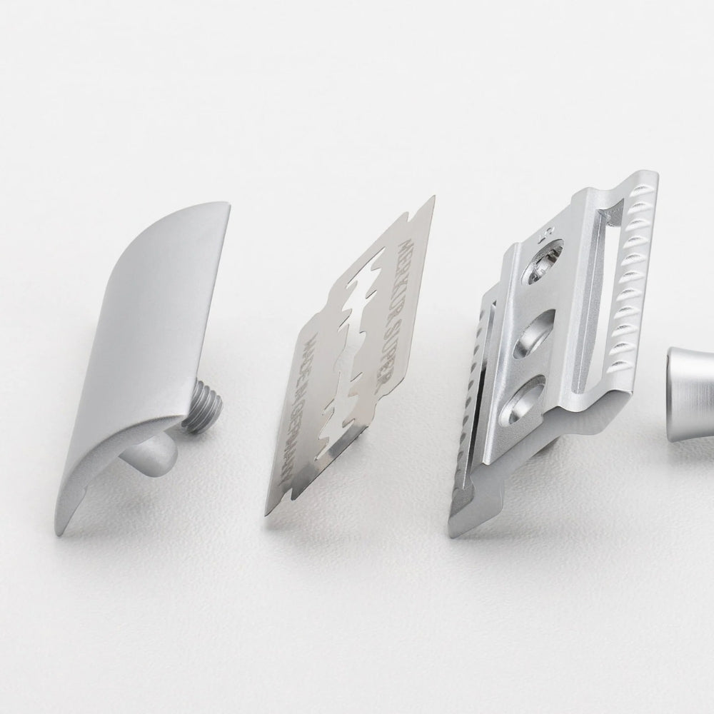 Merkur 22C Safety Rasoir - Matte Chrome (90 22 002)