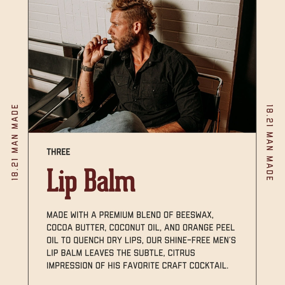 18.21 Man Made - Baume à lèvres "Old Fashion" Hydratant et sans brillance (7g/0.25oz)