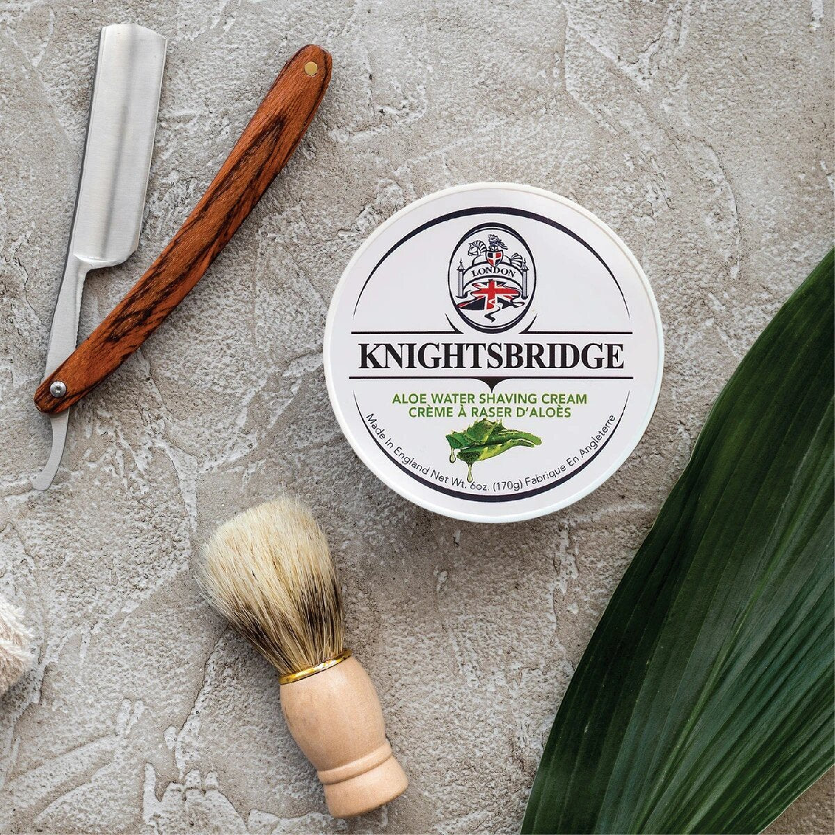 Knightsbridge - Crème à raser - D'Aloès (170g/6.0oz)