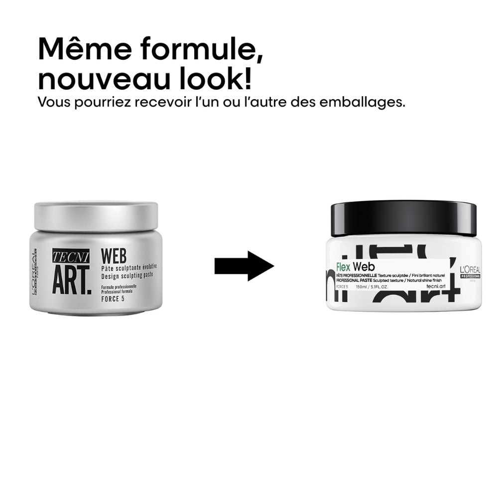 Pâte sculptante et évolutive "Tecni.Art Web" - Pâte fibreuse à tenue ferme (150ml/5.1oz)