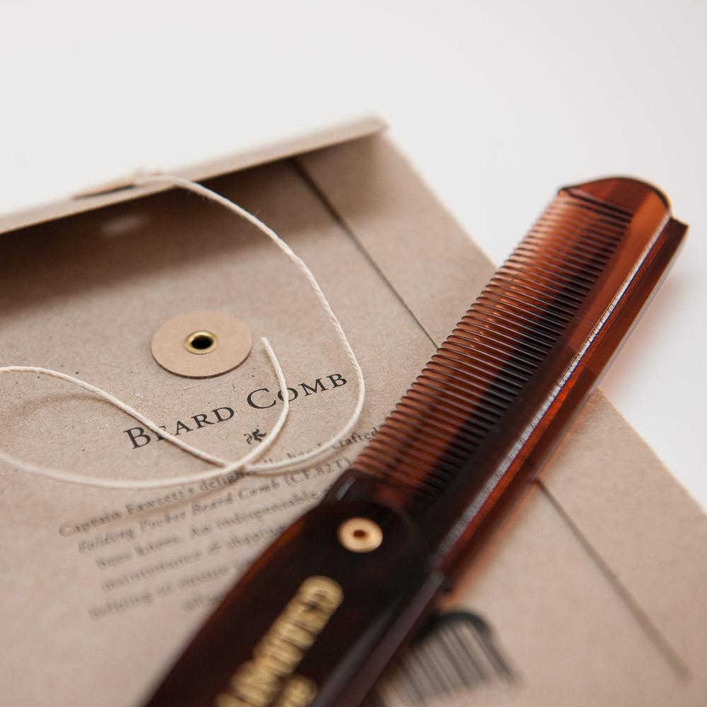 Peigne à barbe de poche pliable CF.82T (193mm/7.6")