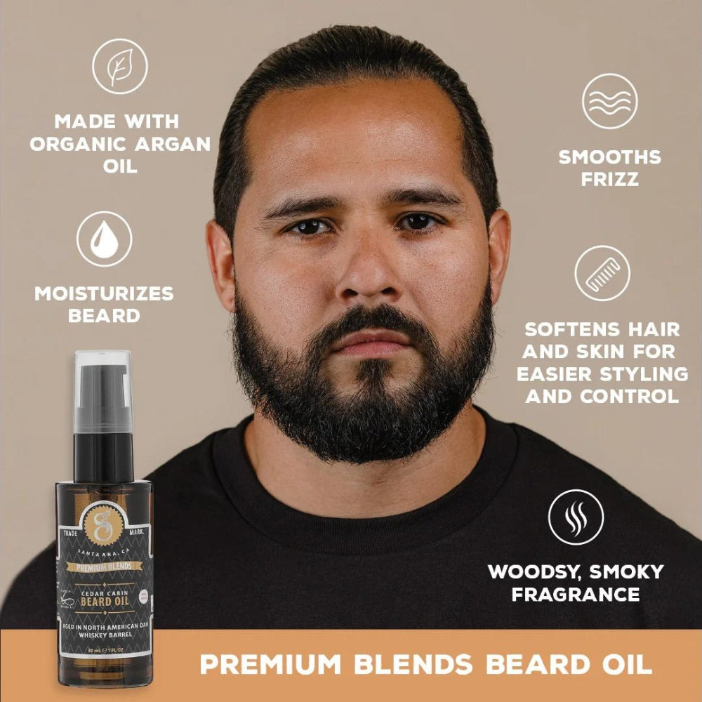 Premium Blends Beard Oil - Cedar Cabin (30ml/1.0oz)