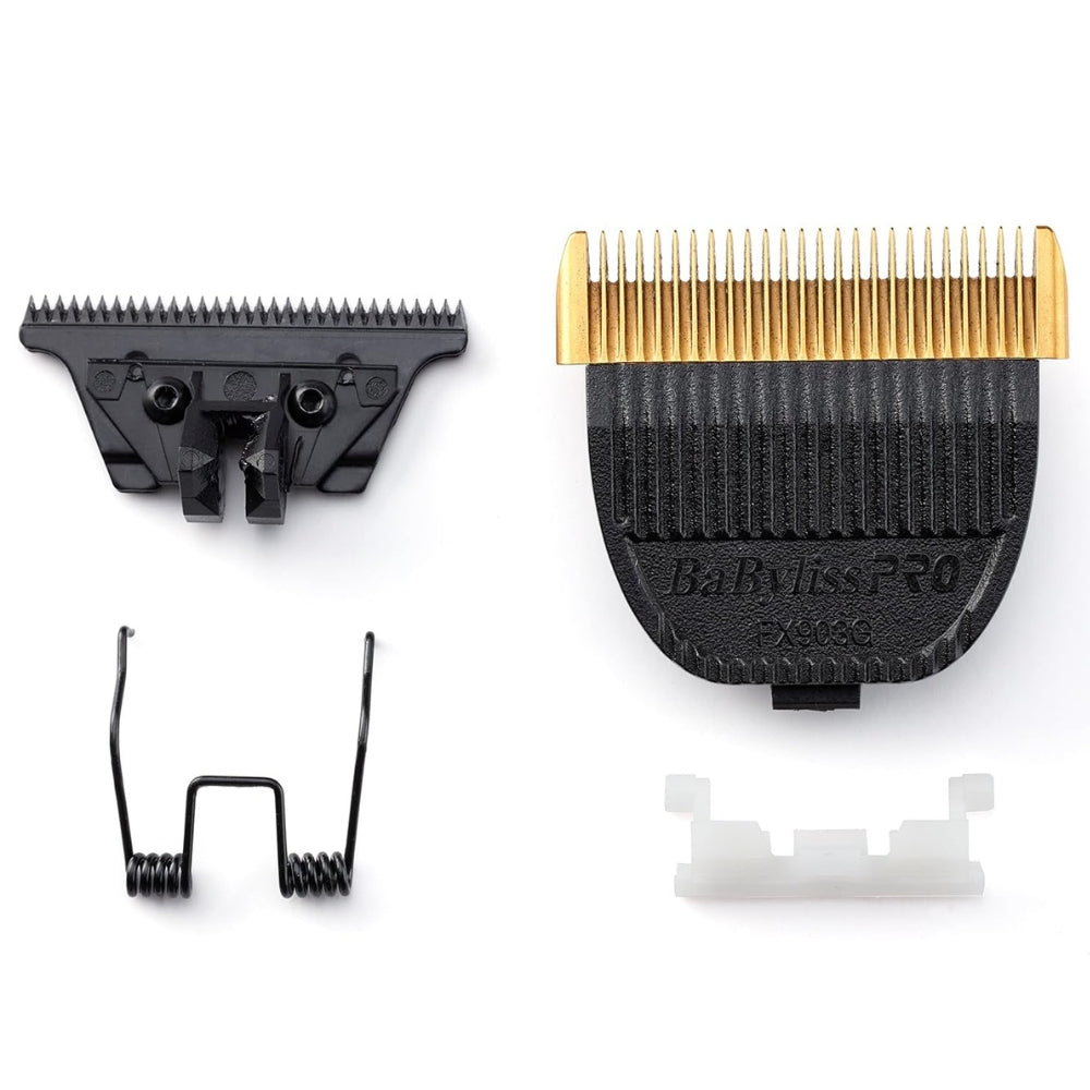 Replacement Blade for FX3 Clipper, FX903G DLC/Titanium ultra-thin fade blade - Gold