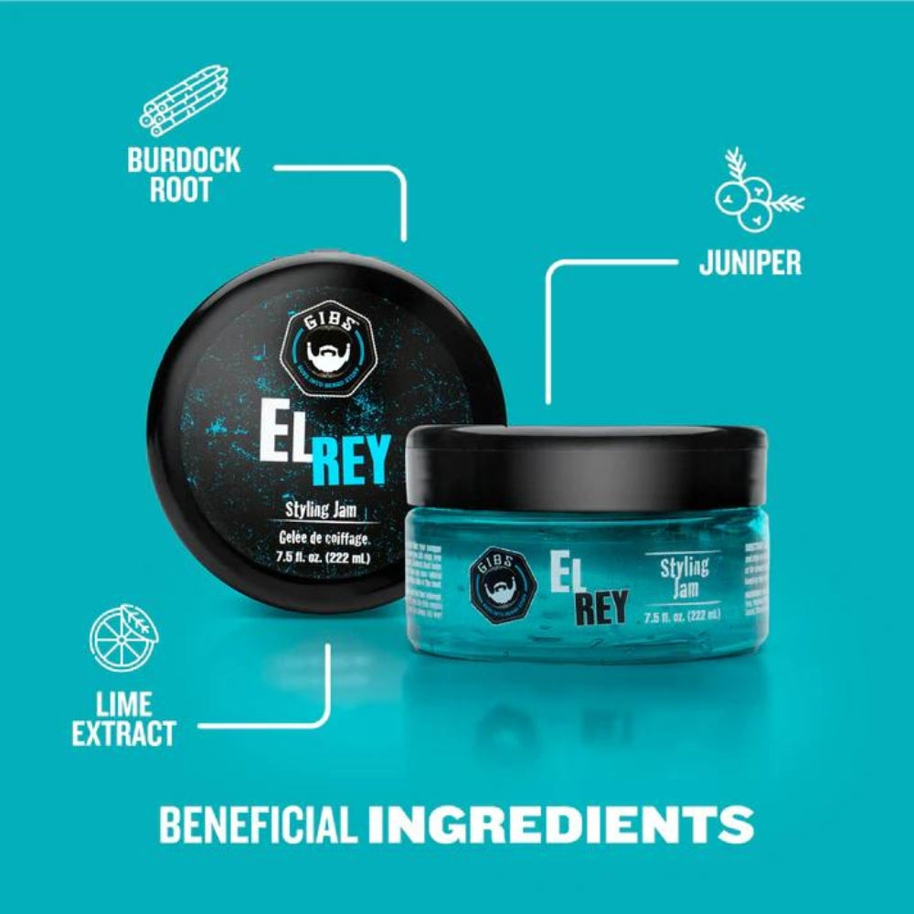 El Rey Styling & Hydrating Jam - Medium , Flexible Hold  (222ml/7.5oz)