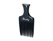 Beard Pick Comb 1,5mm Head Gap (74mm/2.91") - Black