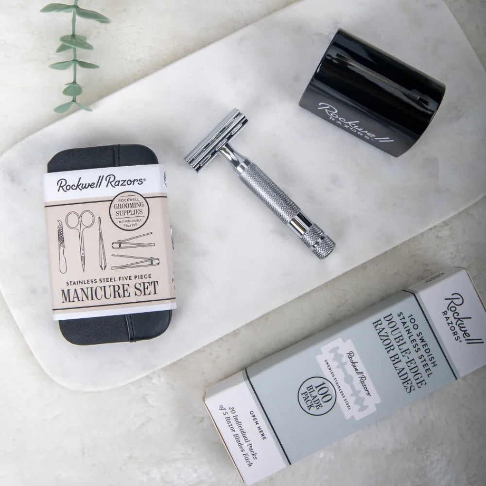 Ensemble de 5 outils de manucure idéal pour le voyage en acier inoxydable