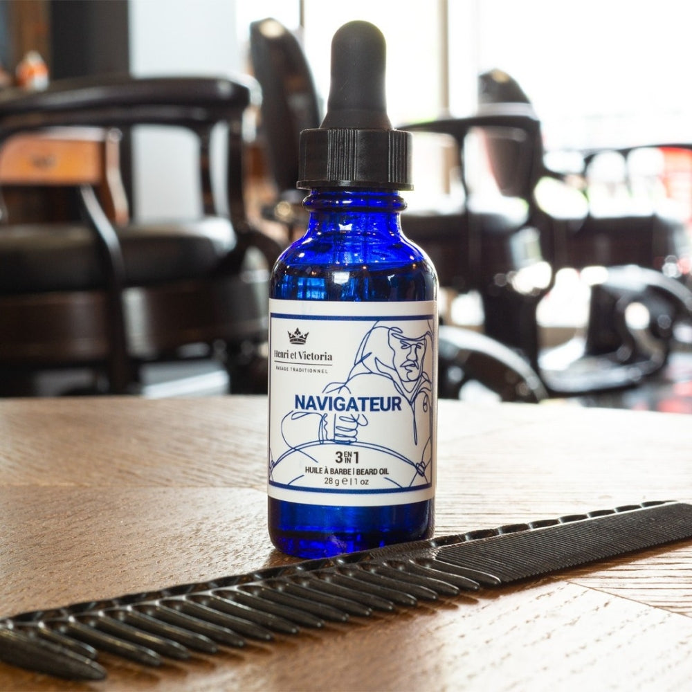 Huile à barbe 3 en 1 "Navigateur" (28g/1.0oz)