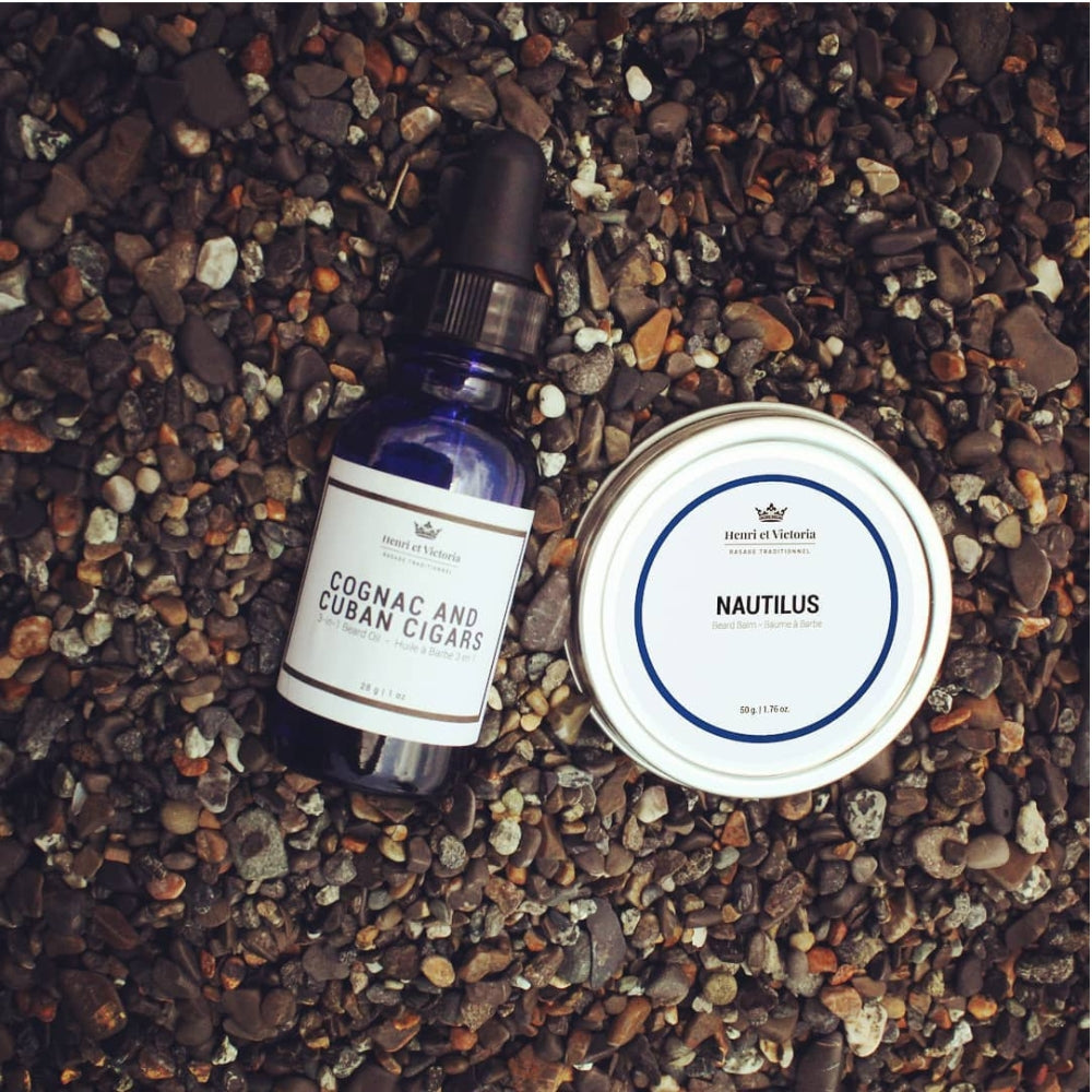 Huile à barbe 3 en 1 "Cognac and Cuban Cigars" (28g/1.0oz)