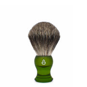 Blaireau "Pure Badger" 100% en poils de blaireau - Medium (23mm/0.90") - Vert translucide