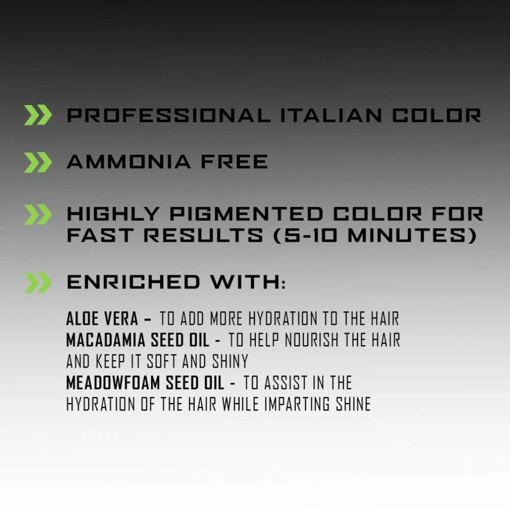 Coloration solution couleurs pour les cheveux - Brun foncé