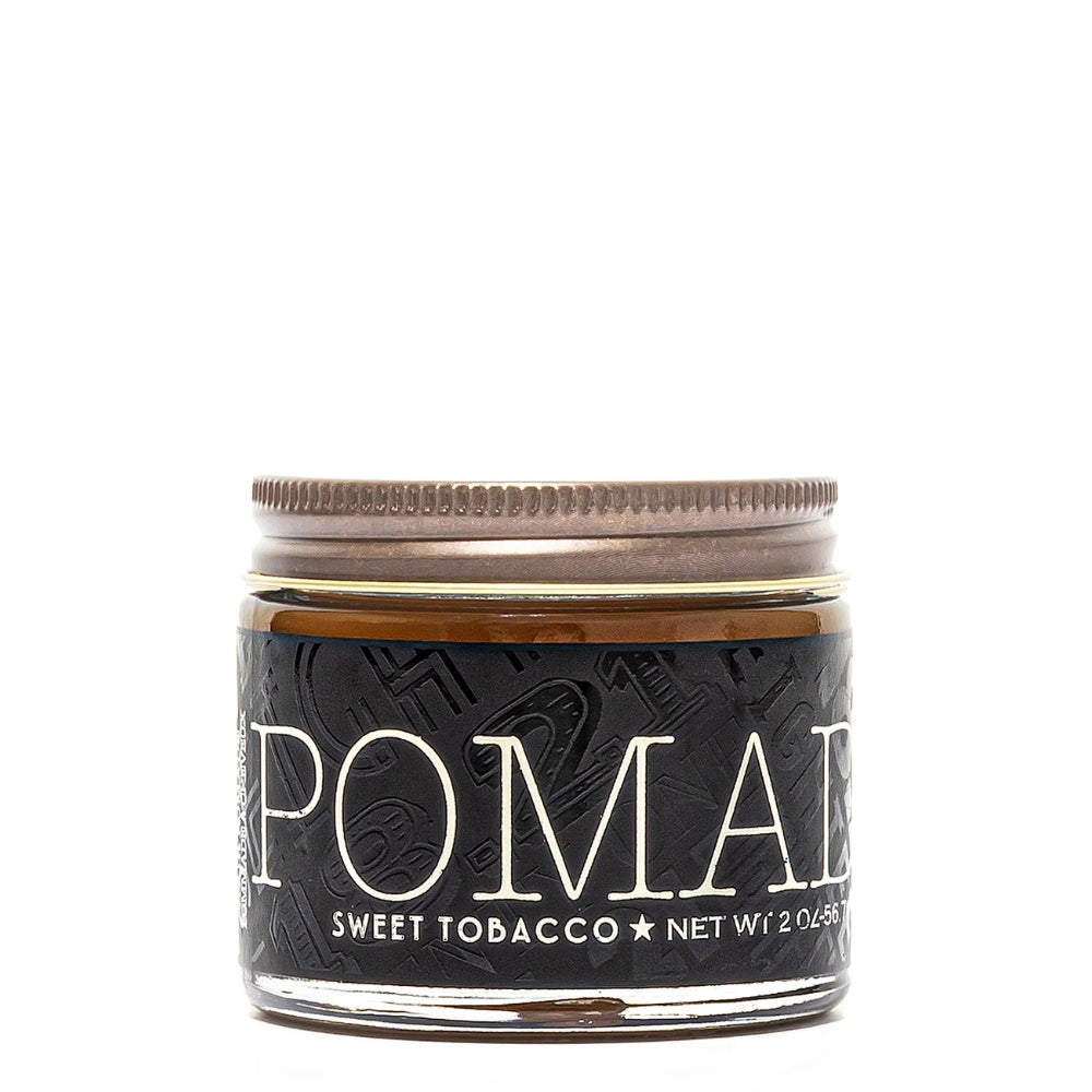 18.21 Man Made - Pommade "Sweet Tobacco Hair Pomade" - Tenue moyenne, brillance élevé (56.7g/2.0oz)