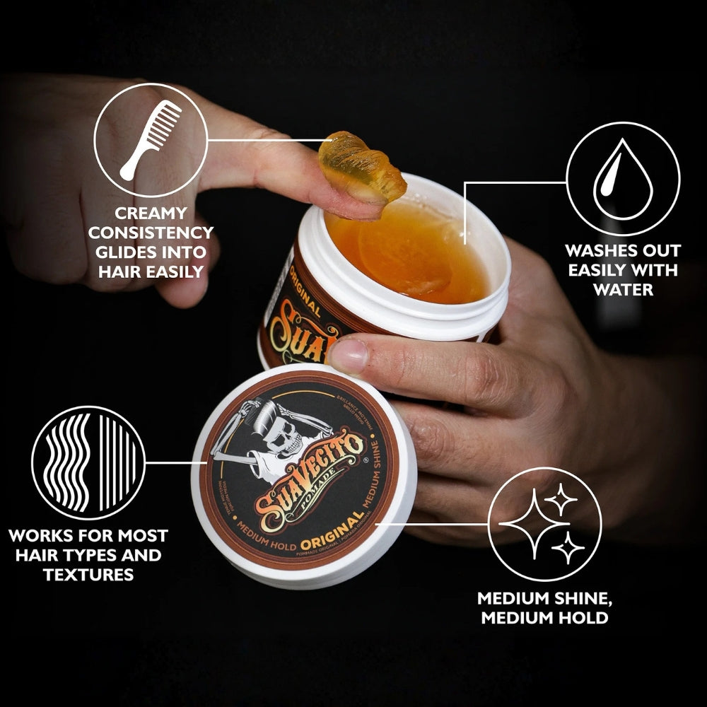 Original Hold Pomade - Medium Hold and Shine (118.3ml/4.0oz)