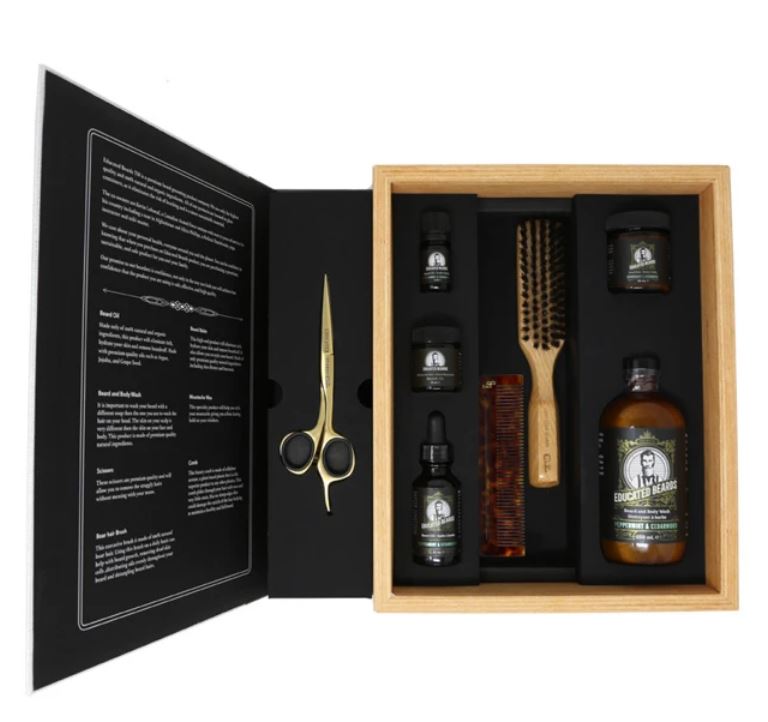 A Book of Beard Peppermint & Cedarwood Set