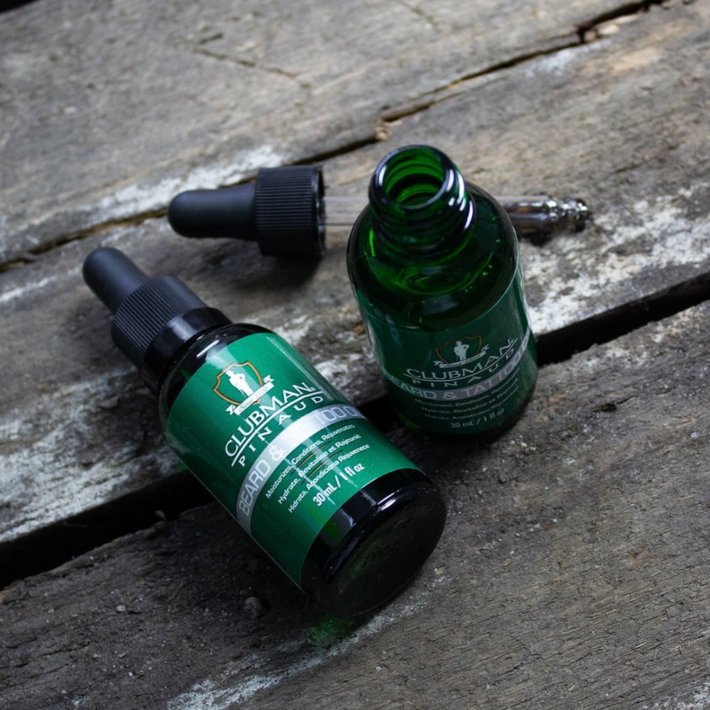 Huile à barbe et tatouage - Hydrate, revitalise et rajeunit (30ml/1.0oz)