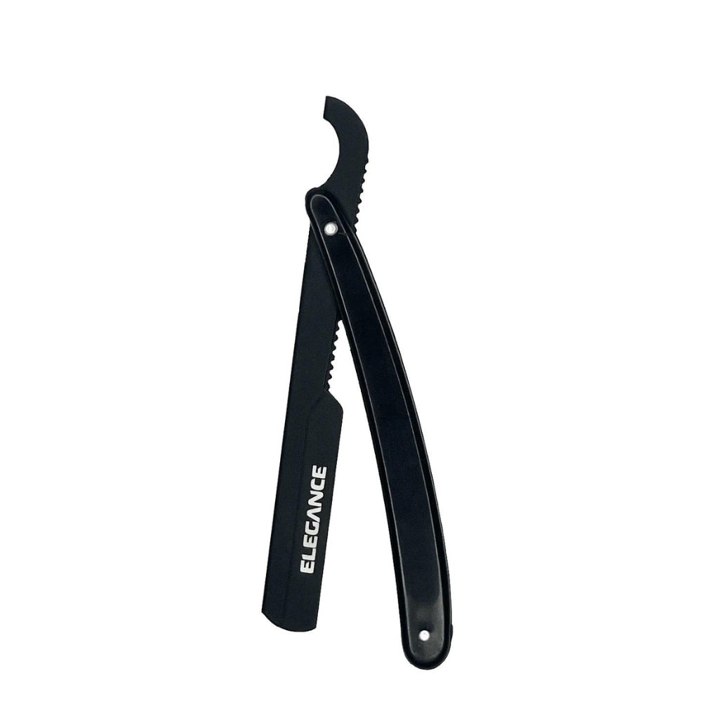 Elegance By Sadapack - Trukish Shavette Barber Razor - Black