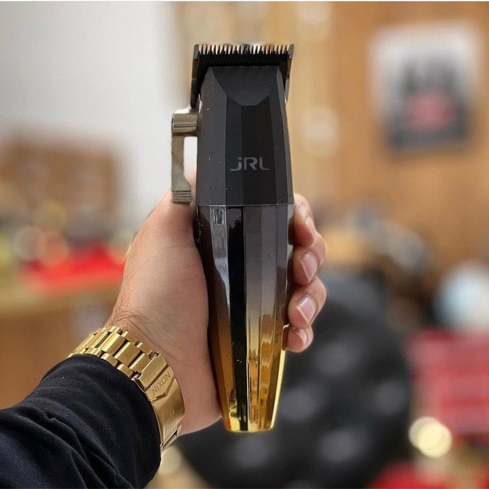 Ensemble de tondeuse sans fil avec station de chargement et pile lithium-ion "FF 2020C & FF 2020T Gold" - Or