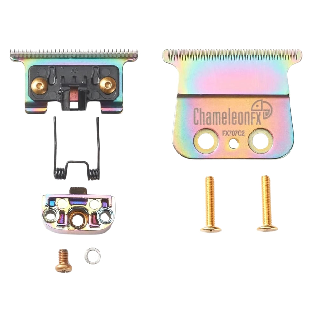 Lame de rechange pour tondeuse FX787 Lame en T à dents profondes de 2mm "FX707C2" Titanium - Chamelon