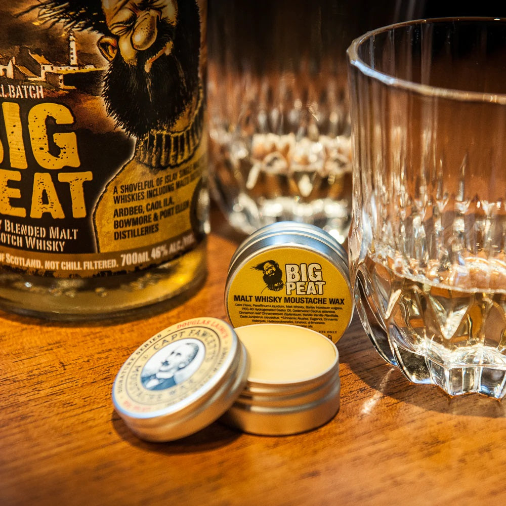 Cire à moustache "Big Peat Whisky" (15ml/0.5oz)