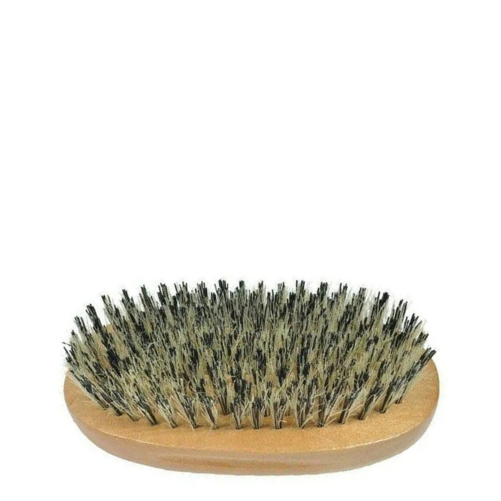 Brosse de paume ovale avec 9 rangs de poils de sanglier (120mm/ 4.72" x 55mm/2.17")