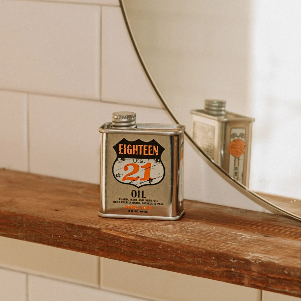 18.21 Man Made - Huile pour la barbe, cheveux et peau "Noble Oud" (60ml/2.0oz)