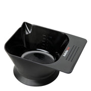 Anti-Spill Coloring Bowl with Suction Base Graduated up to (280ml/10.0oz) - Black