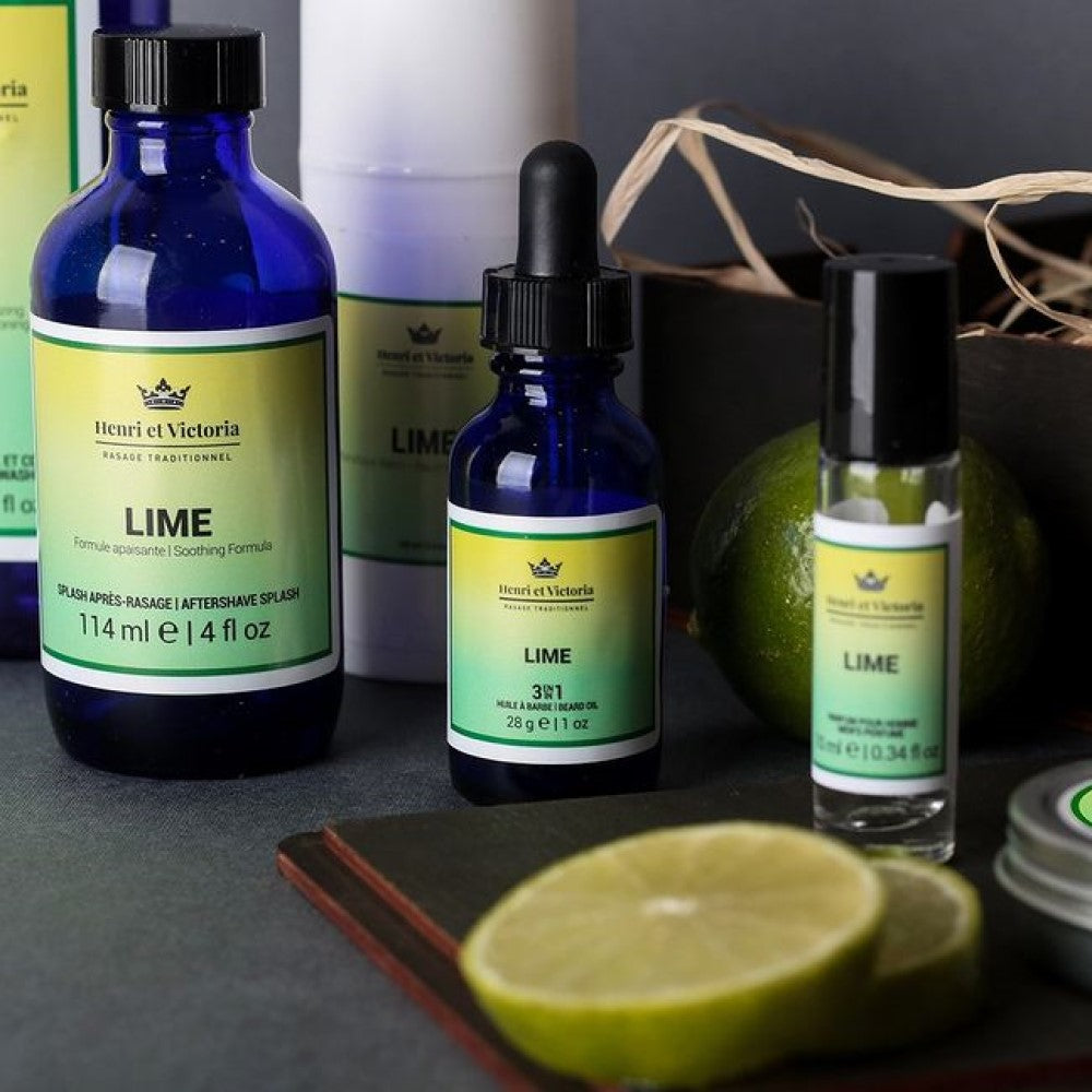 Huile à barbe 3 en 1 "Lime" (28g/1.0oz)