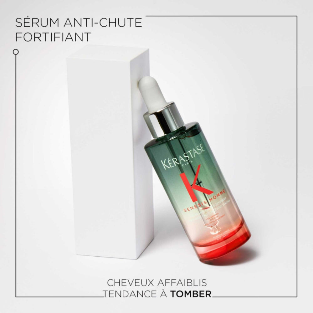 Kérastase Paris - Sérum anti-chute fortifiant Genesis Homme - Pour cheveux affaiblis, tendance à s'affiner (90ml/3.04oz)