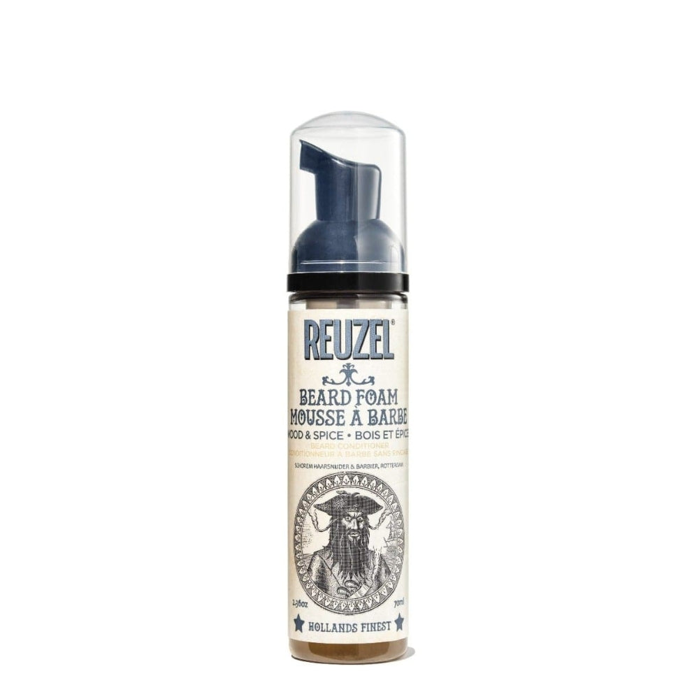 Revitalisant en mousse pour la barbe sans rinçage "Beard Foam" - Bois et épices (70ml/2.36oz)