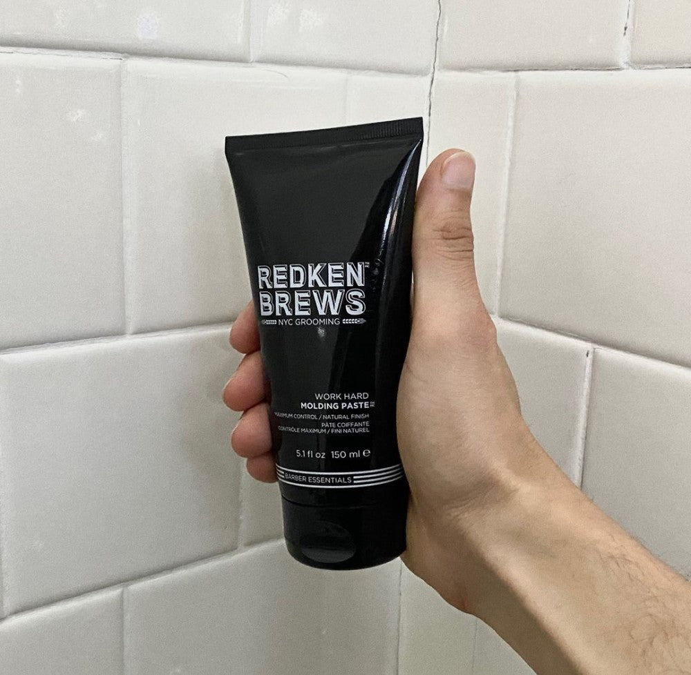 Pâte de modelage "Work Hard" - Tenue ferme et fini naturel (150ml/5.1oz)