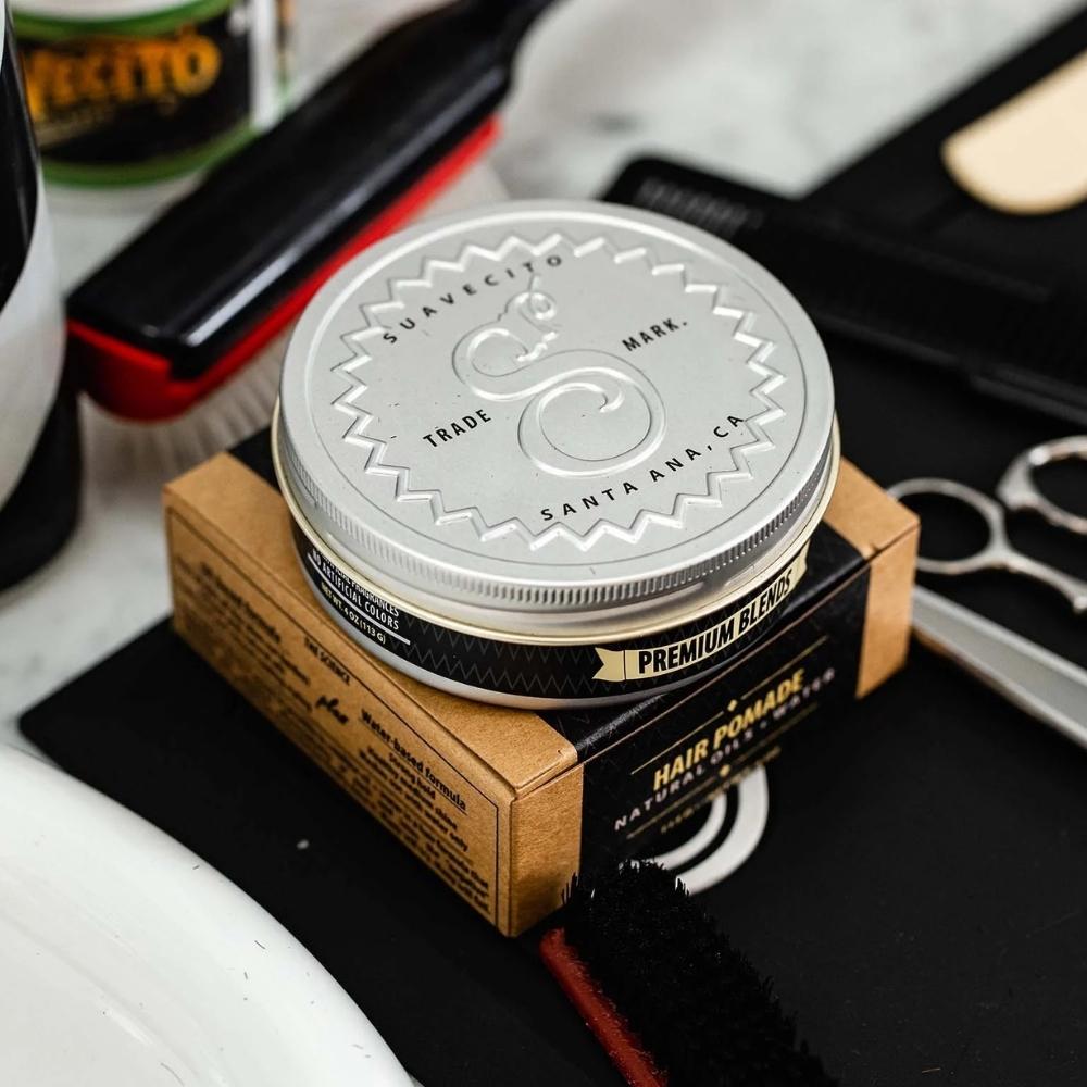 Premium Blends Hair Pomade - Strong Hold Natural Finish (113g/4.0oz)