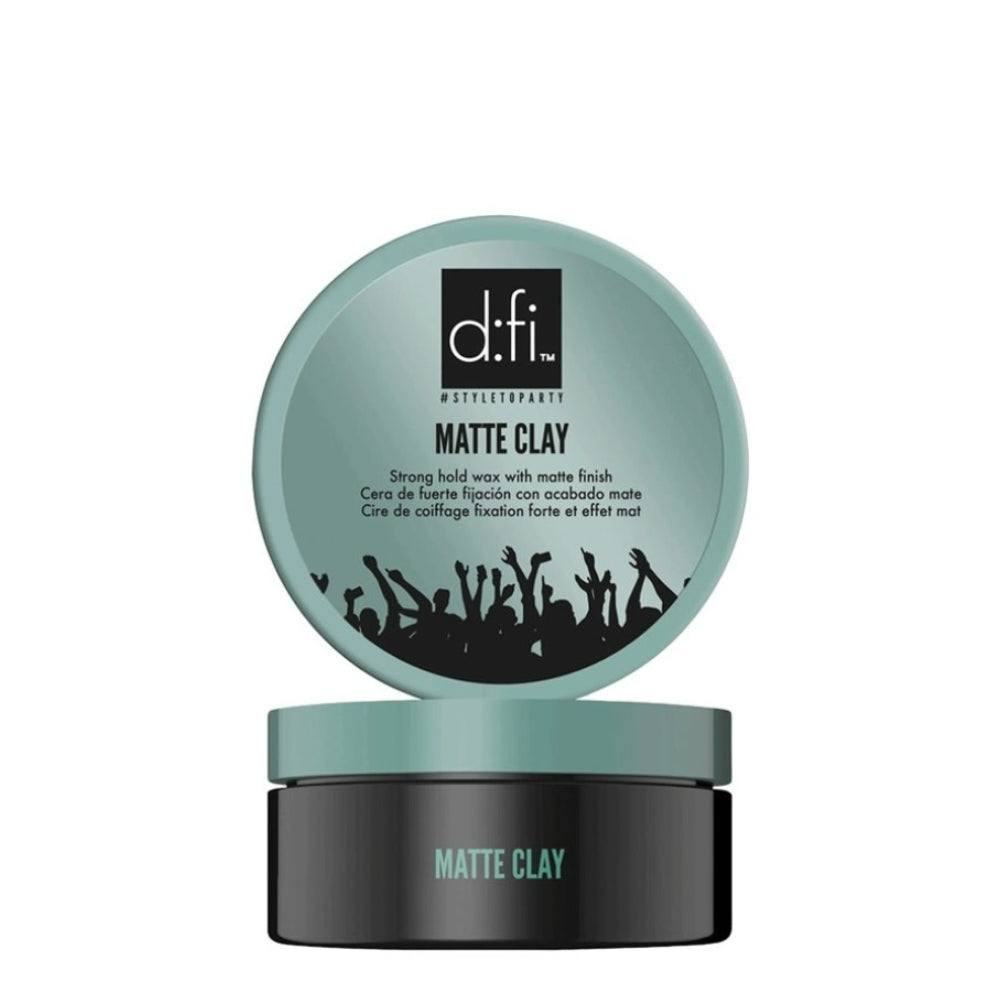 D:FI - Cire de coiffage "Matte Clay" - Fixation forte et effet mat