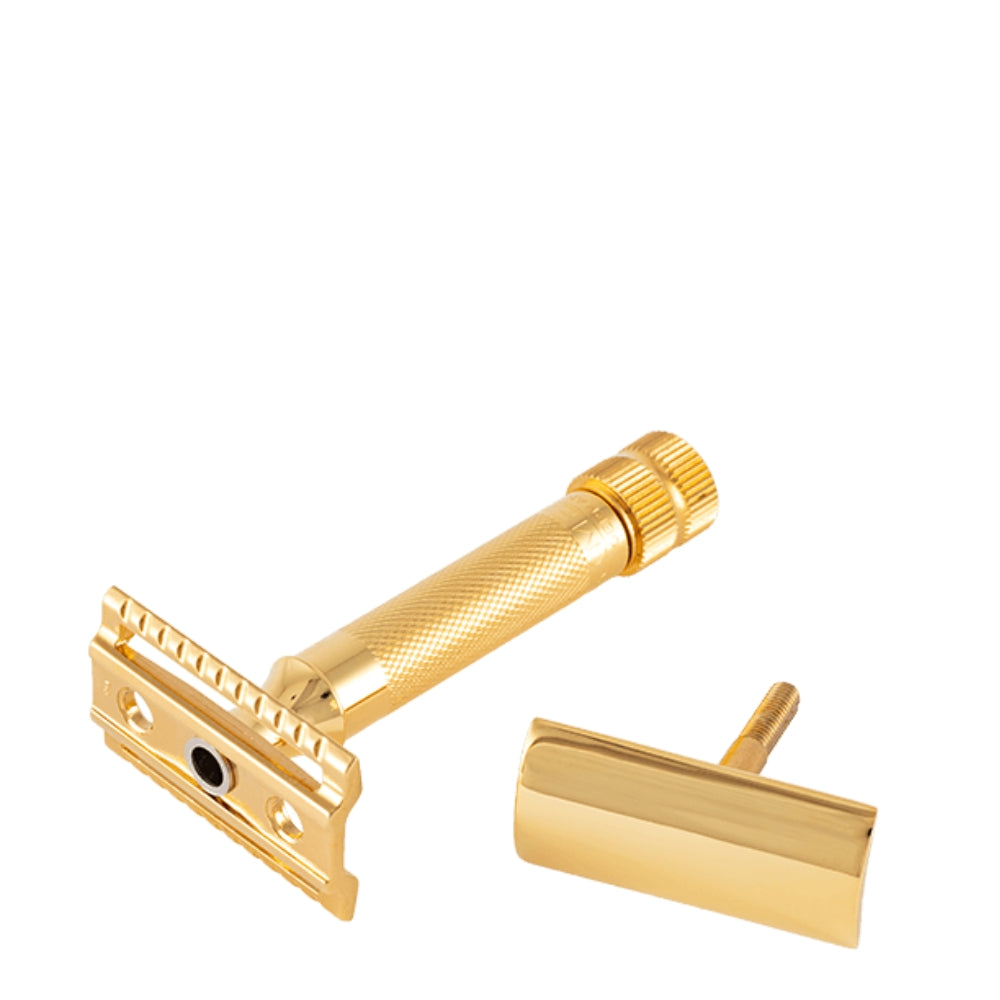 Rasoir de sécurité Merkur 34G HD - Or