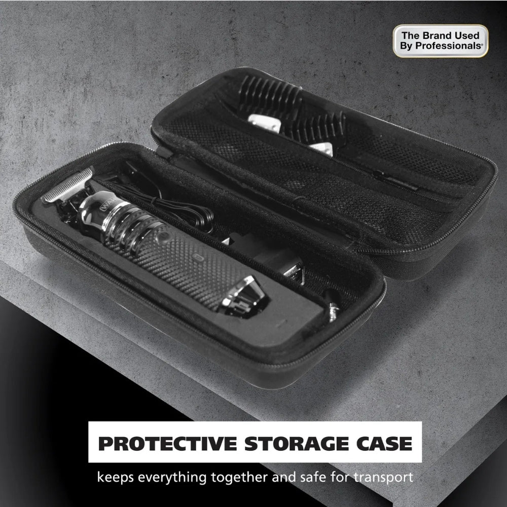 Tondeuse sans fil "Pro Series High Visibility Trimmer" avec 3 têtes interchangeables et 8 guides de coupe - Noir