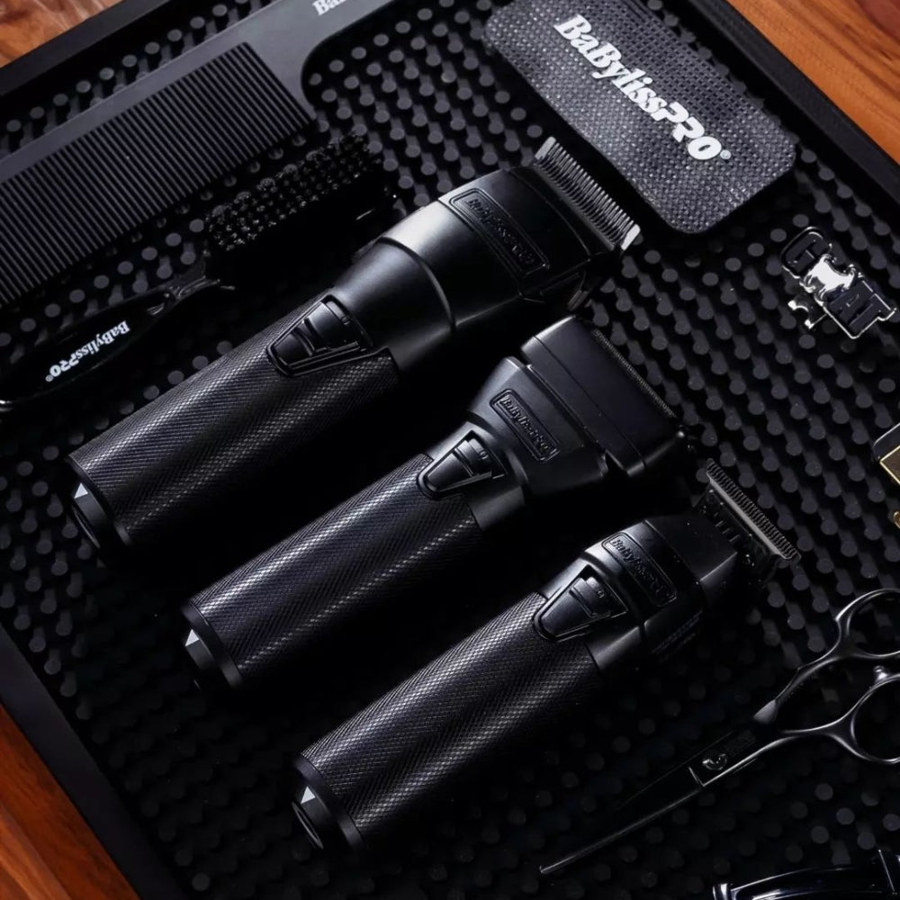 Rasoir à double grille métallique à batterie interchangeable Système FXONE "FX79FSMB" - BlackFX